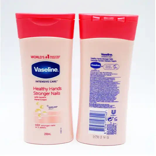 VASELINE 200ML HAND CREAM HEALTHY HANDS & STRONGER NAILS