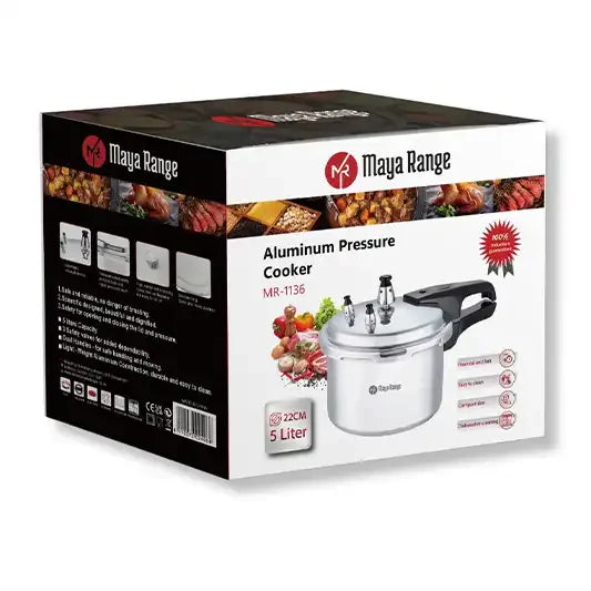 5L ALUMINUM PRESSURE COOKER INDUCTION - MR-1136