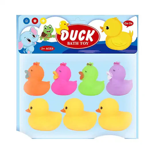 PORCELAIN ENAMEL DUCK-7PCS - DK634879