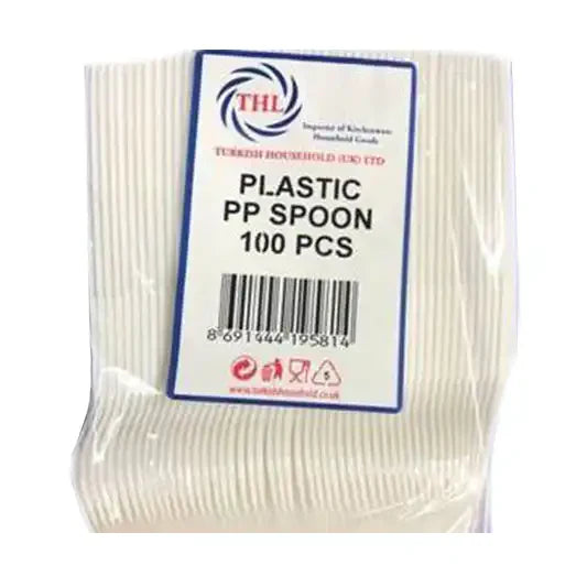 PLASTIC PP SPOON(REUSABLE) 25 pc in pack