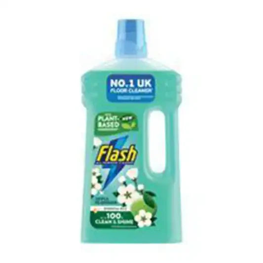 FLASH 1L ANTI-BACTERIAL LIQUID CLEANER APPLE BLOSSOM