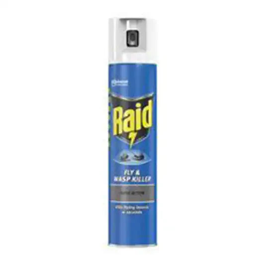 RAID FLY/WASP KILL SPRAY 17/4/28 6 x 300ML ·