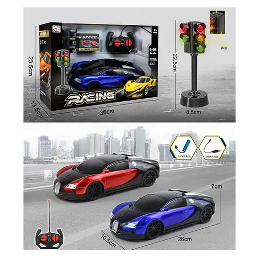 RACING SUPERCAR 1:16 R/C CAR-4 FUNCTIONS