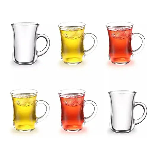 Glass Cup - BM-163 - 6PCS/Pack