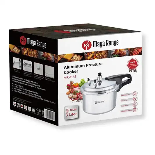 3L ALUMINUM PRESSURE COOKER INDUCTION - MR-1135