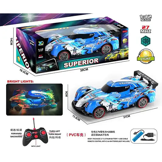 Superior Super Car - Blue - DK654251