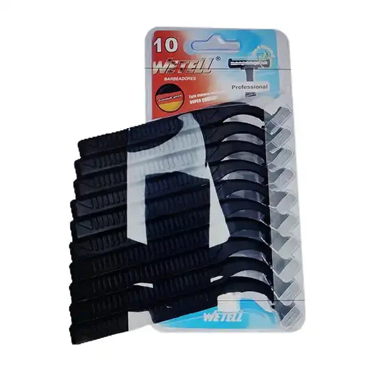 RAZOR WETTELL BLACK 10 BLADES (WT202339)