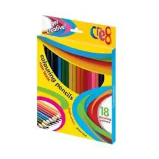 Colouring Pencils, 18 Colours