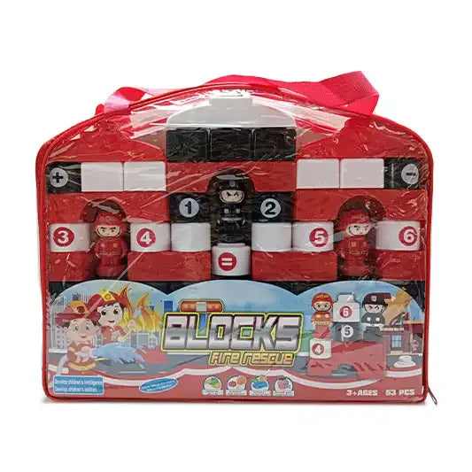 BLOCK FIRE RESCUE 53PCS