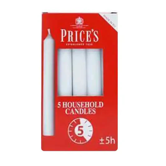 PRICES HOUSEHOLD CANDLES (R) 12 x 5PK