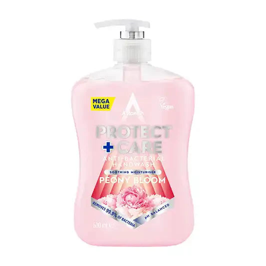 ASTONISH 600ML PROTECT + CARE HAND WASH PEONY BLOOM