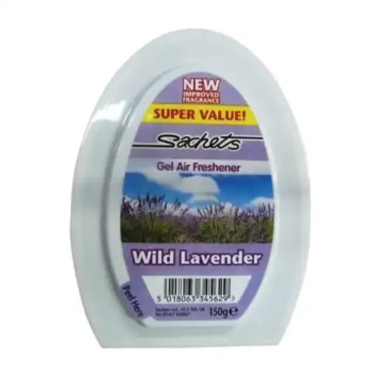 SACHETS 150G GEL AIR FRESHENER WILD LAVENDER 3 PACK