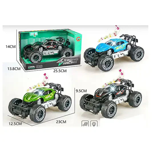 STRONG RACING CAR W/LIGHT AND SOUND (25.5 CM) - DK665037