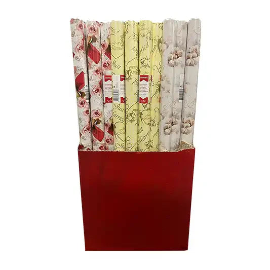 GIFT WRAP PAPER ASSORTED WEDDING 2