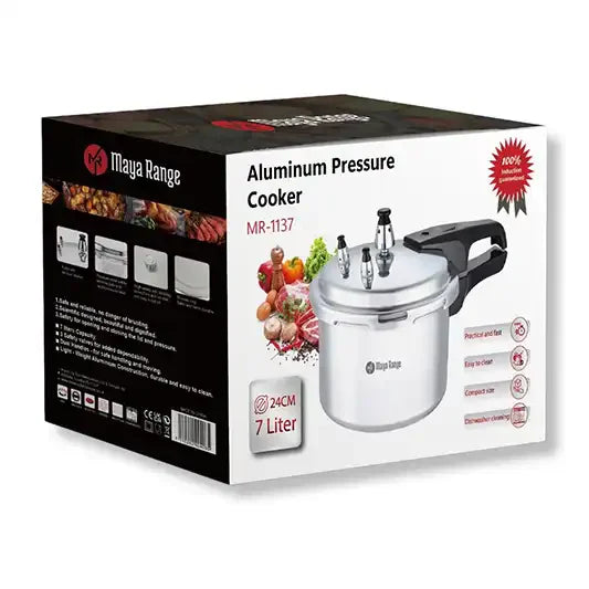 7L ALUMINUM PRESSURE COOKER INDUCTION - MR-1137