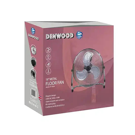 18-Inch Metal Floor Fan