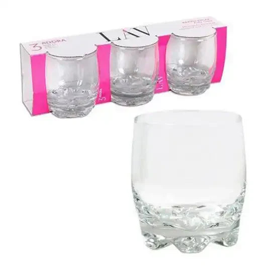 3 PC ADORA WHISKY GLASS