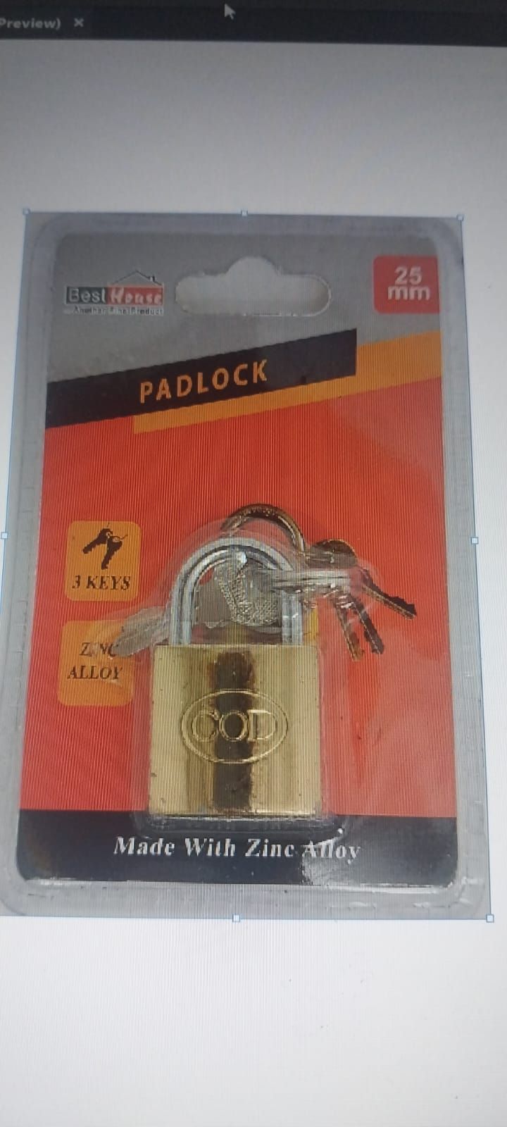 Padlocks 25mm (BB456)*