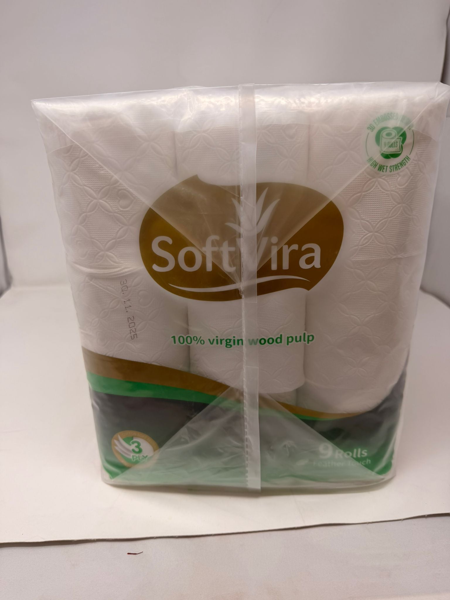 45 Pack Vera Soft Toilet Rolls – Virgin Wood Pulp – New & Unopened