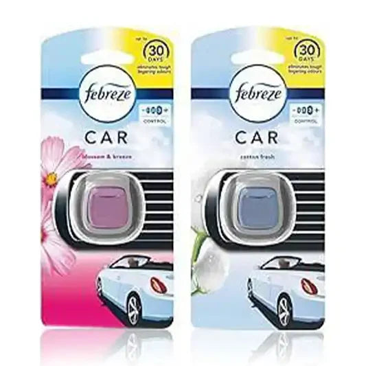 Febreze Clip On Car Air Freshener 2ml Blossom Breeze