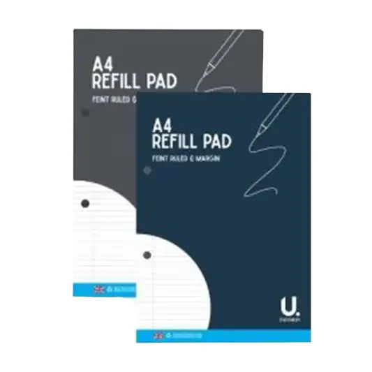 A4 Lined Refill Pad Asst 1