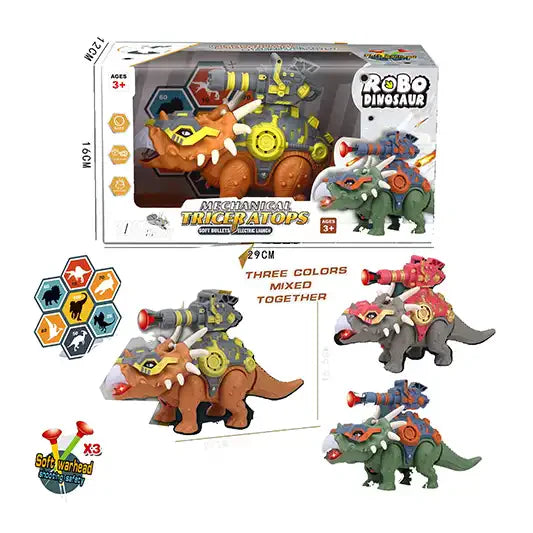 Robo Dinosaur (Mechanical Triceratops)- 3+ Ages - DK622727