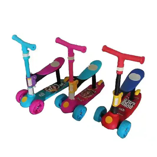 CHILDREN SCOOTER (WITH SEAT) AGE 3 - Size: 56cmx24cmx13cm