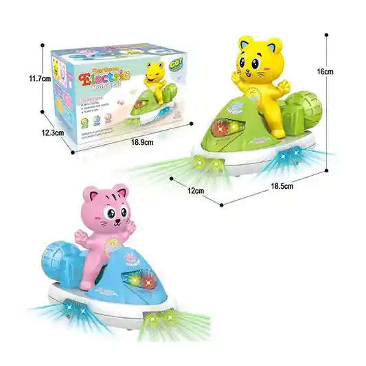 CARTOON ELECTRIC MOTORBOAT W/LIGHTING INCLUDING BATTERY