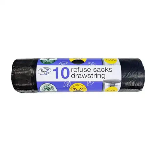 TIDYZ 100L EXTRA STRONG REFUSE SACKS 10 S