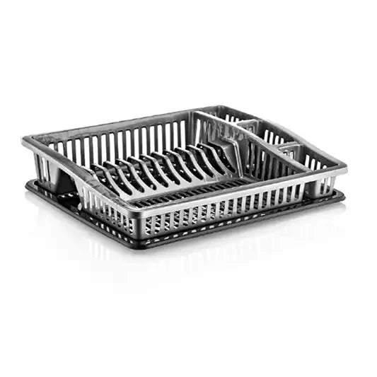 STEP LARGE DISH DRAINER WITH TRAY