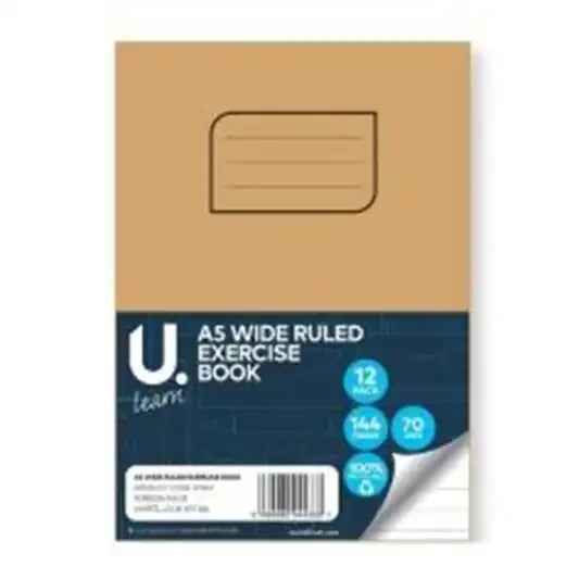 P1047	A5 Wide Ruled Exercise Book