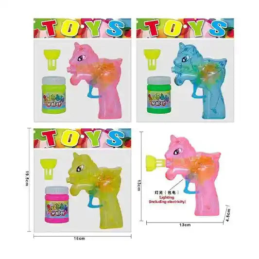 BUBBLE GUN-W/LIGHT-360PCS/Carton-DK637690