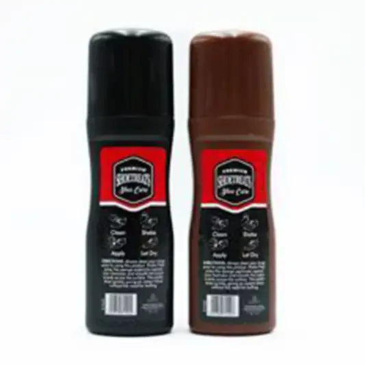 SHOE TREATS LIQUID POLISH BLACK & BROWN 6 x 75ML