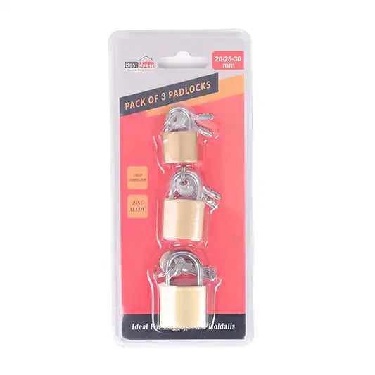Padlack pck of 3 ( BB1202 )