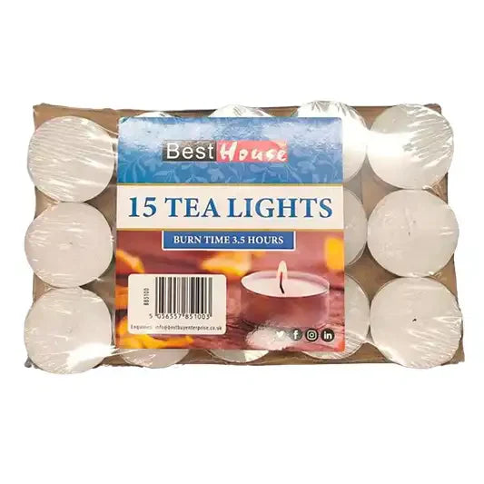 15 TEA LIGHT CANDLE (BB5100)