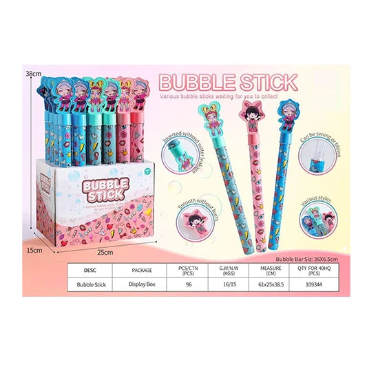 118ML DIY Bubble Stick, 24PCS ( MJPP8-3 )