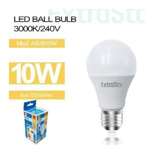 10W E27 LED Light Bulb Warm (Paper Pack) (A60B10W)