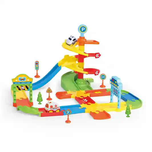 Color Box Rail Transit City Parking Lot (34pcs) [8917]