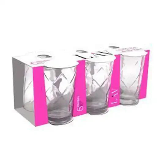 LINE WATER GLASS 6PCS (205CC) 7 OZ LIN226E